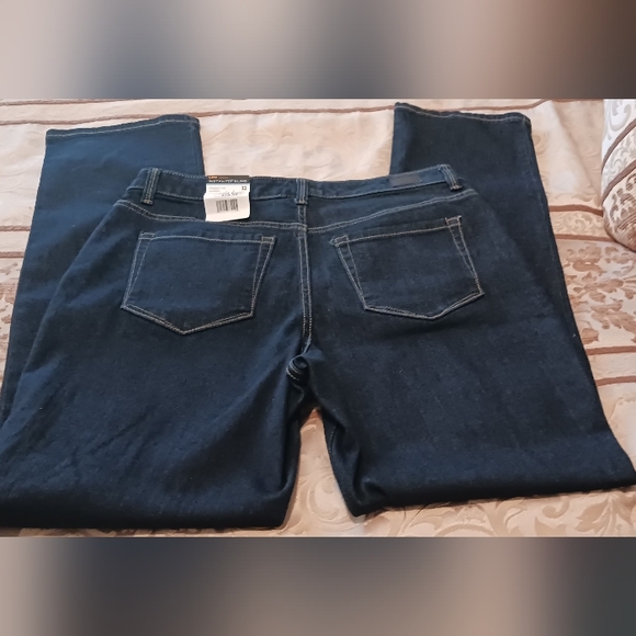Lee Slim Straight Leg Jeans sz 12L NWT  Blue - Picture 2 of 9